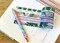 Beach Vacation Ocean Mermaid Sea Animals Vaca Summer Washi Tape Set (#W084)